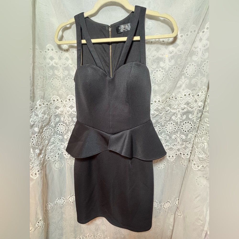 Elegant “Guess” Mini Black Dress